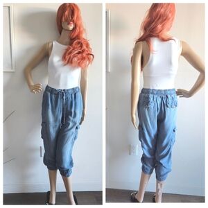 "FADED" Soft Denim Pants
